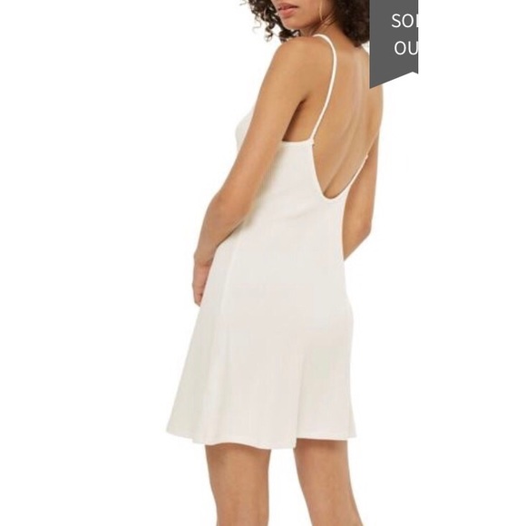 Topshop Dresses & Skirts - NWT Topshop Ribbed High Neck Open Back Dress